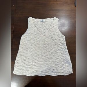 Madewell Crochet Sweater Tank Top Size XS